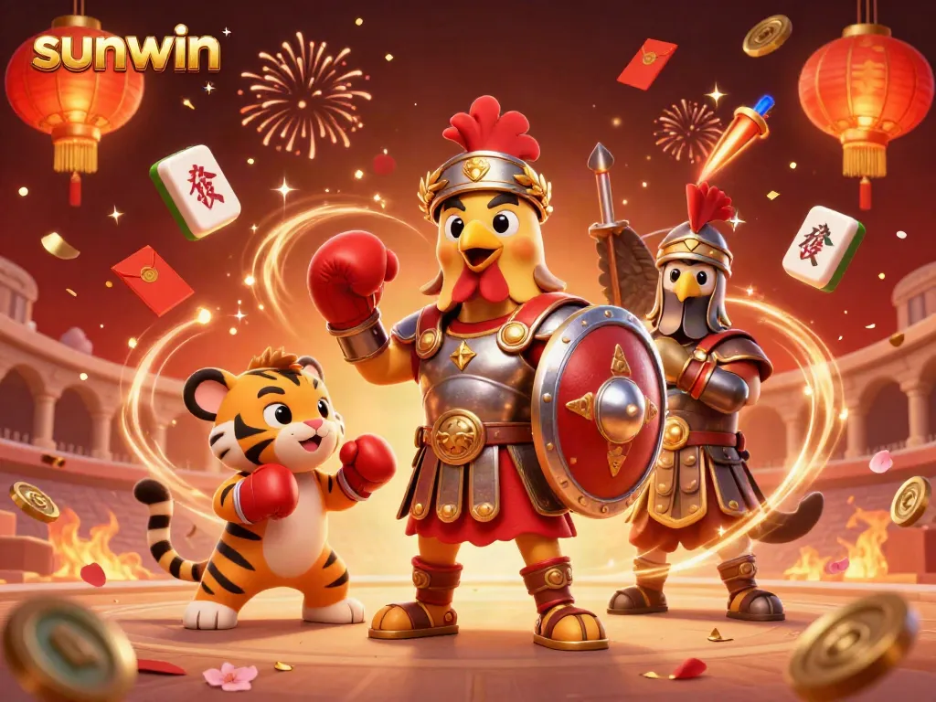 Engage in exciting gameplay with sunwin's online casino, featuring dynamic characters and vibrant visuals.