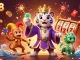 Play and win at ta88 with an elegant tiger, golden monkey, and jade dragon in a vibrant casino scene.